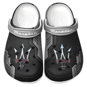 Maserati Crocs Clogs Männer Frauen, Geschenk für Maserati Fan CAR185031525286 - Grau