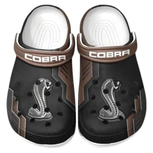SVT Cobra Crocs Clogs Männer Frauen, Geschenk für SVT Cobra Fan CAR185031525290 - Braun