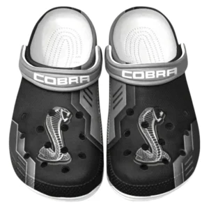SVT Cobra Crocs Clogs Männer Frauen, Geschenk für SVT Cobra Fan CAR185031525290 - Grau