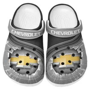 Chevrolet Crocs Clogs Männer Frauen, Geschenk für Chevrolet Fan CAR188032025112 - Grau