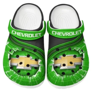 Chevrolet Crocs Clogs Männer Frauen, Geschenk für Chevrolet Fan CAR188032025112 - Grün