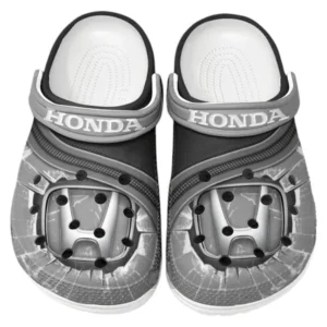 Honda Crocs Clogs Männer Frauen, Geschenk für Honda Fan CAR188032025113 - Grau