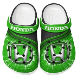 Honda Crocs Clogs Männer Frauen, Geschenk für Honda Fan CAR188032025113 - Grün