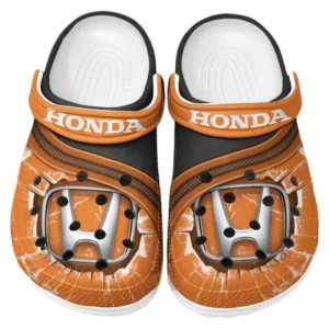 Honda Crocs Clogs Männer Frauen, Geschenk für Honda Fan CAR188032025113 - Orange