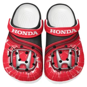 Honda Crocs Clogs Männer Frauen, Geschenk für Honda Fan CAR188032025113 - Rot