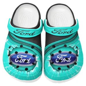 Ford Crocs Clogs Männer Frauen, Geschenk für Ford Fan CAR188032025115 - Cyan
