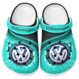 Volkswagen Crocs Clogs Männer Frauen, Geschenk für Volkswagen Fan CAR188032025117 - Cyan