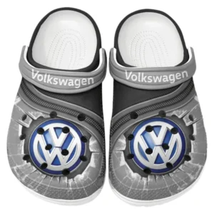 Volkswagen Crocs Clogs Männer Frauen, Geschenk für Volkswagen Fan CAR188032025117 - Grau