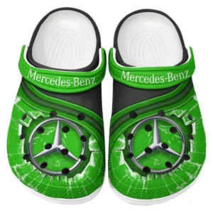Mercedes Benz Crocs Clogs Männer Frauen, Geschenk für Mercedes Benz Fan CAR188032025119 - Grün