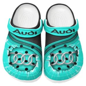 Audi Crocs Clogs Männer Frauen, Geschenk für Audi Fan CAR188032025120 - Cyan