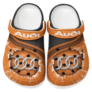 Audi Crocs Clogs Männer Frauen, Geschenk für Audi Fan CAR188032025120 - Orange