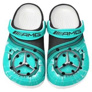 AMG Crocs Clogs Männer Frauen, Geschenk für AMG Fan CAR188032025121 - Cyan