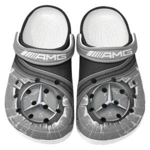 AMG Crocs Clogs Männer Frauen, Geschenk für AMG Fan CAR188032025121 - Grau