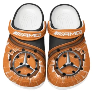 AMG Crocs Clogs Männer Frauen, Geschenk für AMG Fan CAR188032025121 - Orange