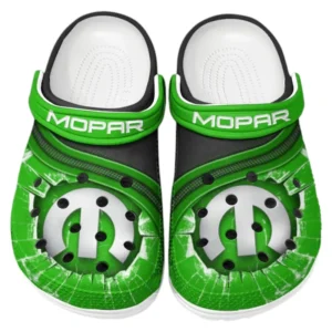 Mopar Crocs Clogs Männer Frauen, Geschenk für Mopar Fan CAR188032025123 - Grün