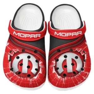 Mopar Crocs Clogs Männer Frauen, Geschenk für Mopar Fan CAR188032025123 - Rot