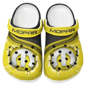 Mopar Crocs Clogs Männer Frauen, Geschenk für Mopar Fan CAR188032025123 - Gelb