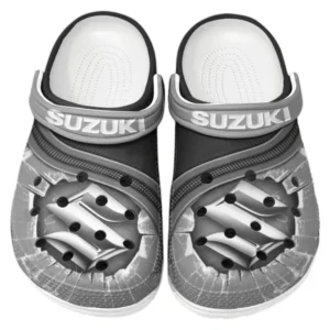 Suzuki Crocs Clogs Männer Frauen, Geschenk für Suzuki Fan CAR188032025125 - Grau