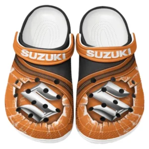 Suzuki Crocs Clogs Männer Frauen, Geschenk für Suzuki Fan CAR188032025125 - Orange