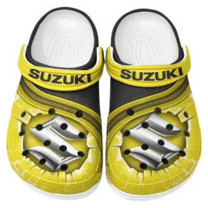 Suzuki Crocs Clogs Männer Frauen, Geschenk für Suzuki Fan CAR188032025125 - Gelb