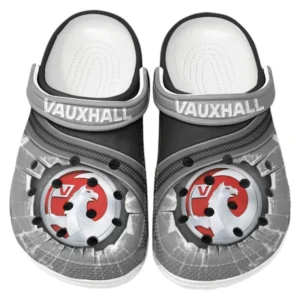 Vauxhall Crocs Clogs Männer Frauen, Geschenk für Vauxhall Fan CAR188032025126 - Grau