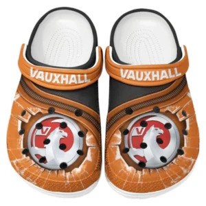 Vauxhall Crocs Clogs Männer Frauen, Geschenk für Vauxhall Fan CAR188032025126 - Orange
