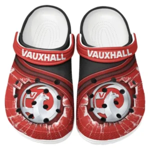 Vauxhall Crocs Clogs Männer Frauen, Geschenk für Vauxhall Fan CAR188032025126 - Rot