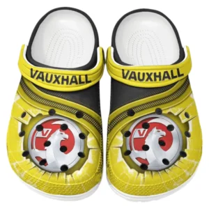 Vauxhall Crocs Clogs Männer Frauen, Geschenk für Vauxhall Fan CAR188032025126 - Gelb