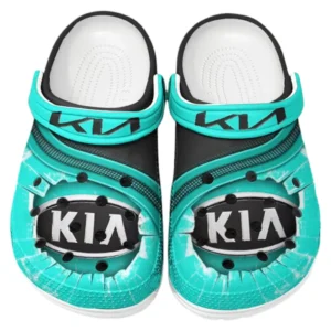 Kia Crocs Clogs Männer Frauen, Geschenk für Kia Fan CAR188032025127 - Cyan