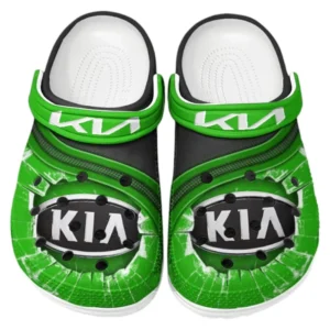 Kia Crocs Clogs Männer Frauen, Geschenk für Kia Fan CAR188032025127 - Grün