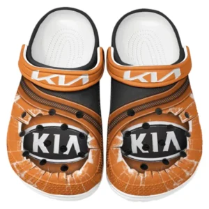 Kia Crocs Clogs Männer Frauen, Geschenk für Kia Fan CAR188032025127 - Orange