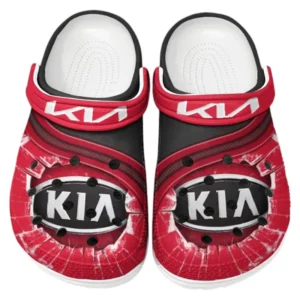 Kia Crocs Clogs Männer Frauen, Geschenk für Kia Fan CAR188032025127 - Rot
