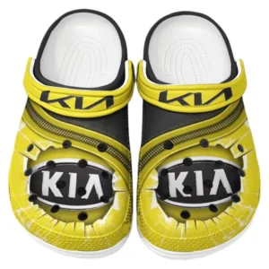 Kia Crocs Clogs Männer Frauen, Geschenk für Kia Fan CAR188032025127 - Gelb