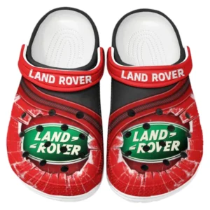 Land Rover Crocs Clogs Männer Frauen, Geschenk für Land Rover Fan CAR188032025148 - Rot