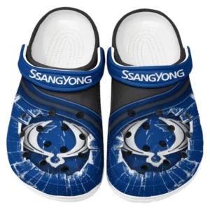 SsangYong Motor Crocs Clogs Männer Frauen, Geschenk für SsangYong Motor Fan CAR188032025149 - Blau