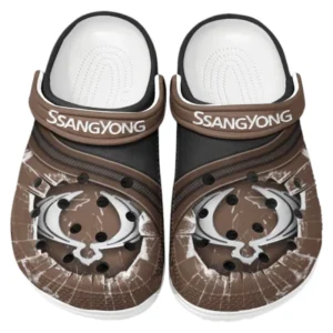 SsangYong Motor Crocs Clogs Männer Frauen, Geschenk für SsangYong Motor Fan CAR188032025149 - Braun