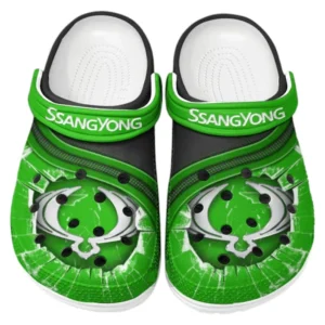 SsangYong Motor Crocs Clogs Männer Frauen, Geschenk für SsangYong Motor Fan CAR188032025149 - Grün