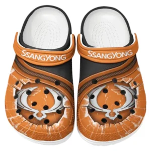 SsangYong Motor Crocs Clogs Männer Frauen, Geschenk für SsangYong Motor Fan CAR188032025149 - Orange