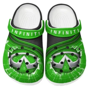 Infiniti Crocs Clogs Männer Frauen, Geschenk für Infiniti Fan CAR188032025152 - Grün