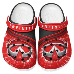 Infiniti Crocs Clogs Männer Frauen, Geschenk für Infiniti Fan CAR188032025152 - Rot