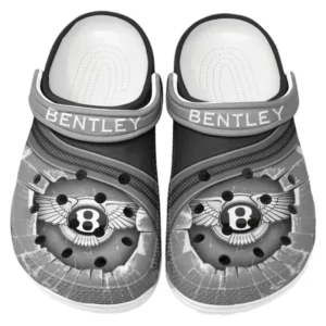 Bentley Crocs Clogs Männer Frauen, Geschenk für Bentley Fan CAR188032025153 - Grau