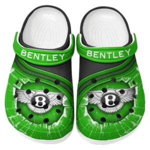Bentley Crocs Clogs Männer Frauen, Geschenk für Bentley Fan CAR188032025153 - Grün