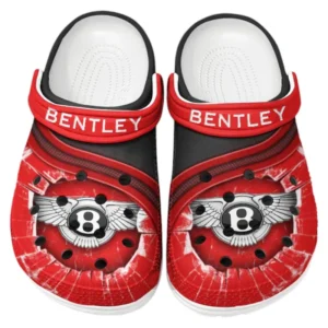 Bentley Crocs Clogs Männer Frauen, Geschenk für Bentley Fan CAR188032025153 - Rot