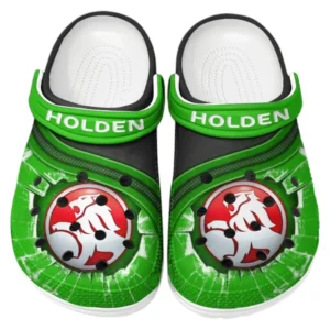 Holden Crocs Clogs Männer Frauen, Geschenk für Holden Fan CAR188032025156 - Grün