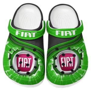 Fiat Crocs Clogs Männer Frauen, Geschenk für Fiat Fan CAR188032025158 - Grün