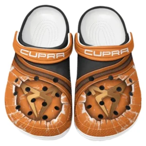 Cupra Crocs Clogs Männer Frauen, Geschenk für Cupra Fan CAR188032025162 - Orange