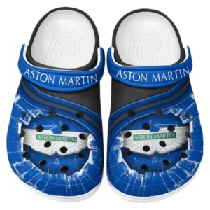 Aston Martin Crocs Clogs Männer Frauen, Geschenk für Aston Martin Fan CAR188032025163 - Blau
