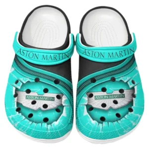 Aston Martin Crocs Clogs Männer Frauen, Geschenk für Aston Martin Fan CAR188032025163 - Cyan