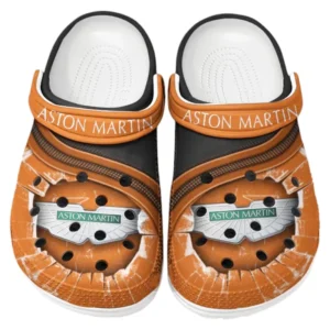 Aston Martin Crocs Clogs Männer Frauen, Geschenk für Aston Martin Fan CAR188032025163 - Orange