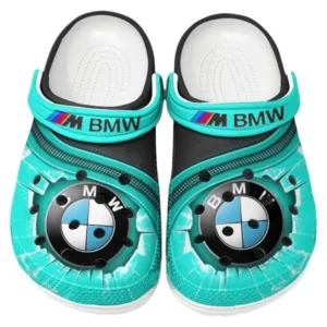 BMW M Crocs Clogs Männer Frauen, Geschenk für BMW M Fan CAR188032025164 - Cyan